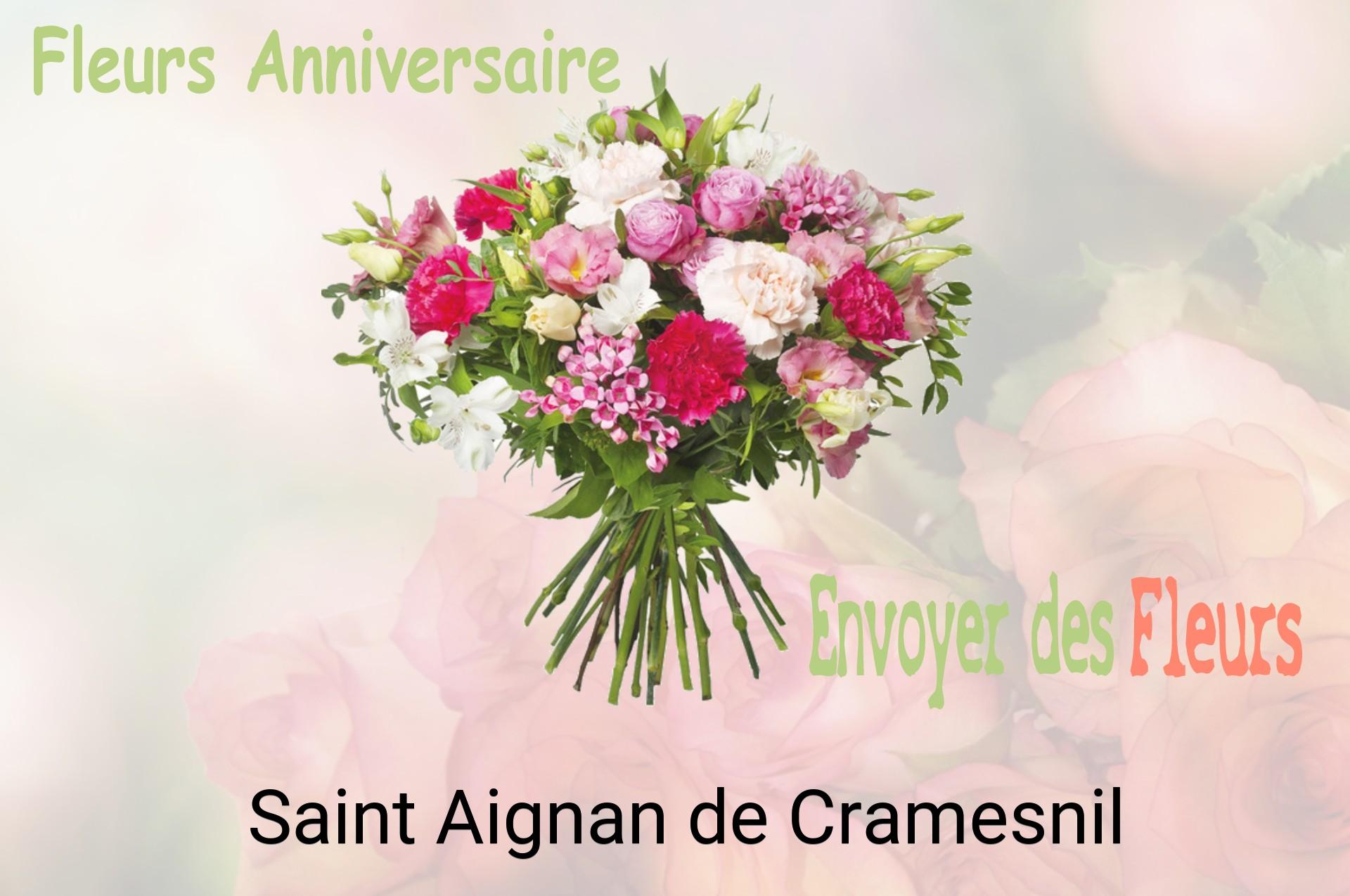 Bouquet de fleurs d’anniversaire livré à Saint-Aignan-de-Cramesnil