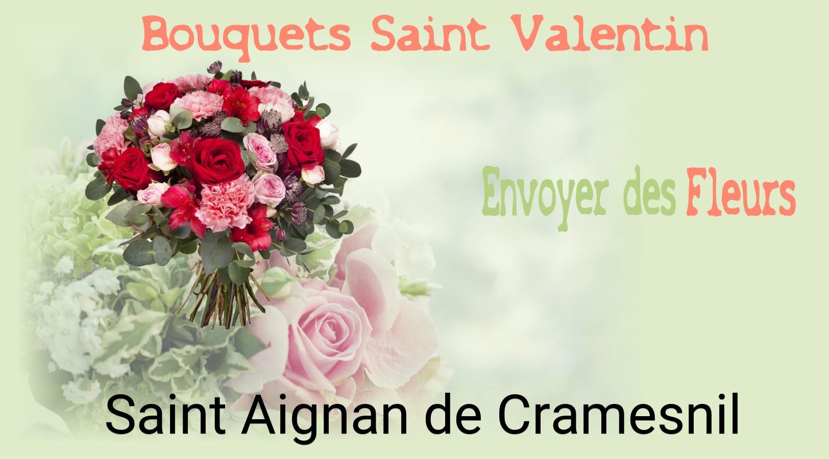 Roses de Saint-Valentin livrées à Saint-Aignan-de-Cramesnil